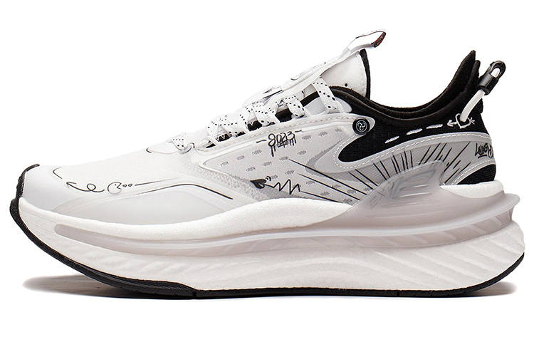 Li-Ning Li Ning Exceed 6 Fabric Low top Sports Casual Shoes Women's White Black