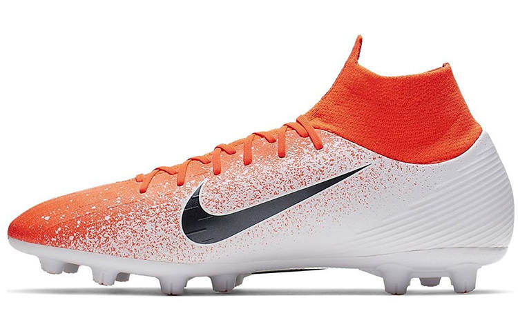 Nike Nike Mercurial Superfly 6 Soccer Shoes Men's Mid Top White/Orange