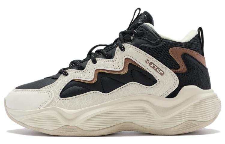 XTEP Lightning 3.0 Cushioning, Wear Resistant Low top Casual Shoes Women's Black Brown