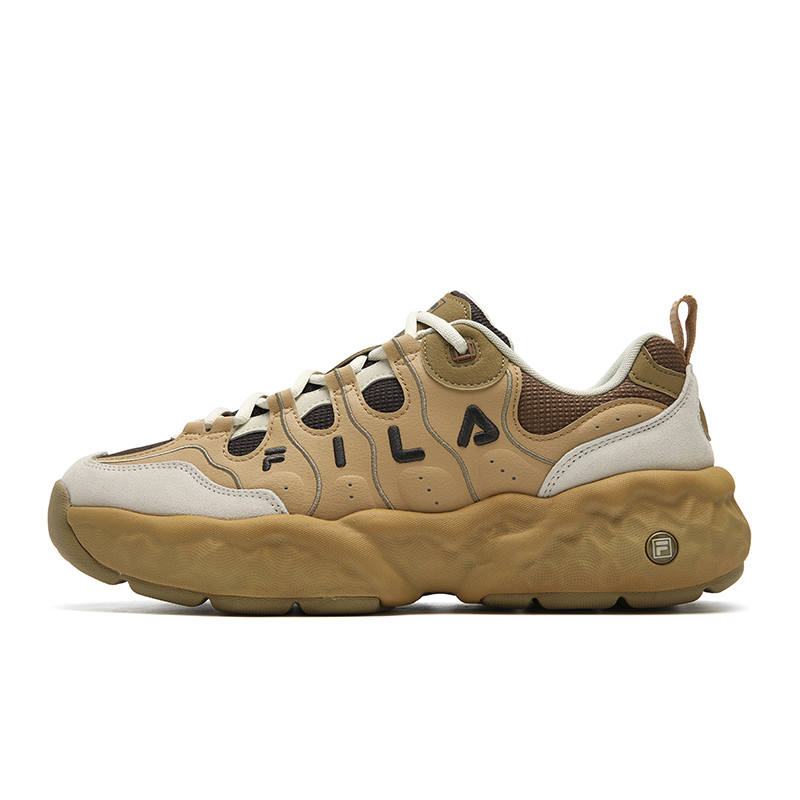 FILA MUFFIN Height Increasing Low top Casual Shoes Men's Brown White