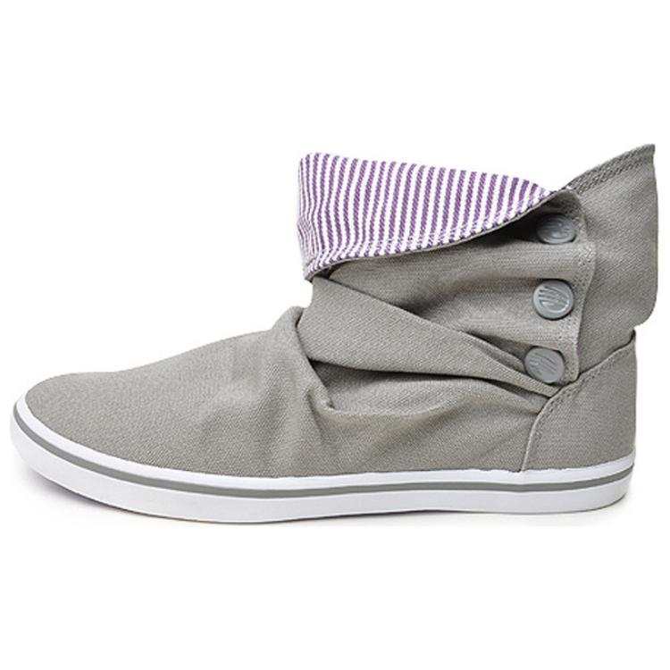 Adidas Adidas Slip Resistant Abrasion Resistant High top Casual Shoes Women's Gray