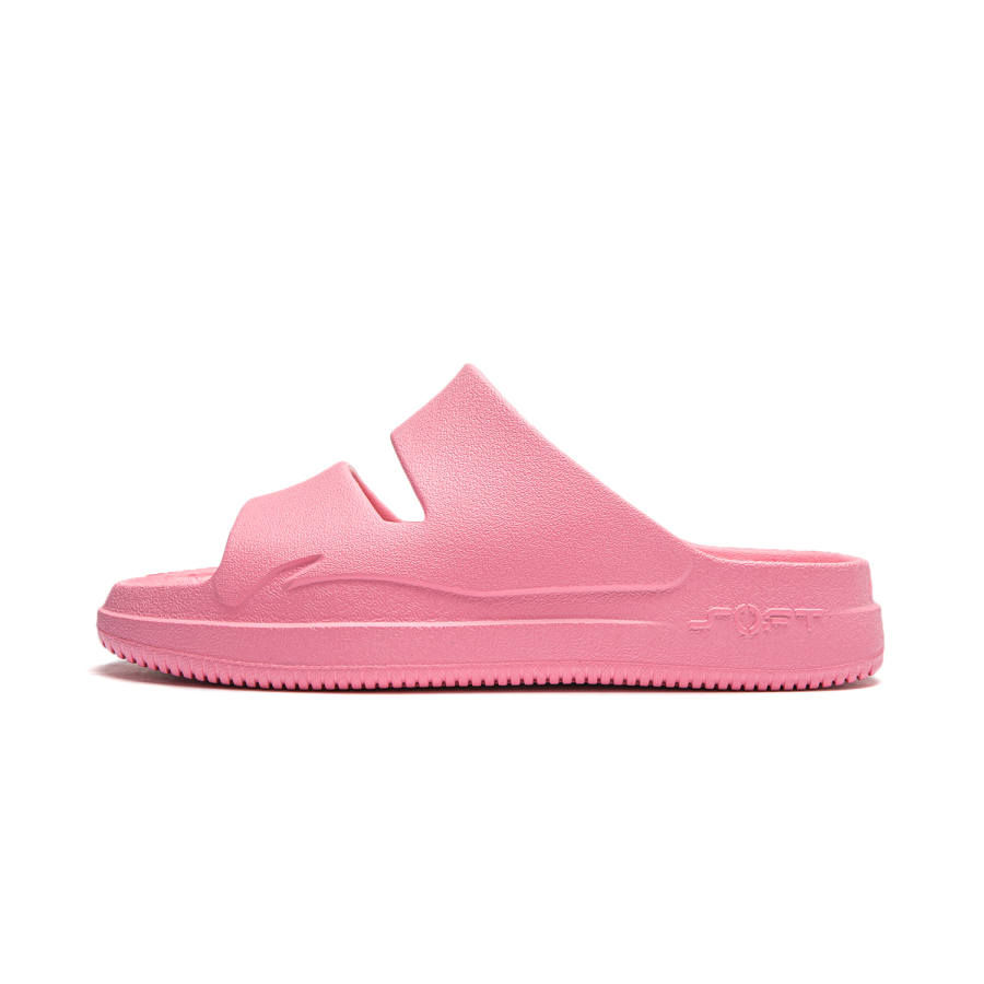 Li-Ning Li Ning Soft Clap Slip Resistant Slide Slippers Unisex Fairy Cloud Pink