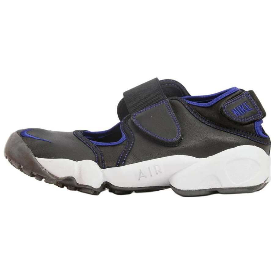 Nike Nike Air Rift Slip Resistant Abrasion Resistant Low top Casual Shoes Unisex Black Blue