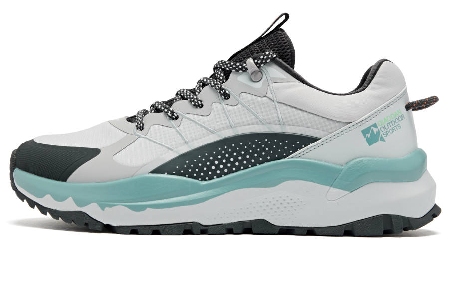 QIAODAN Slip Resistant, Abrasion Resistant, Breathable Low top Casual Shoes Men's Gray