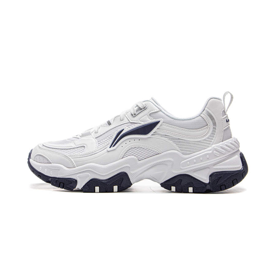 Li-Ning Li Ning Brown Sugar Mesh Cushioning Rebound Low top Casual Shoes Men's White