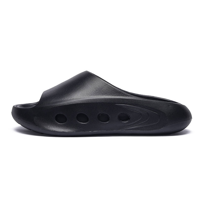 JINLAIKE Slide Slippers Unisex Black