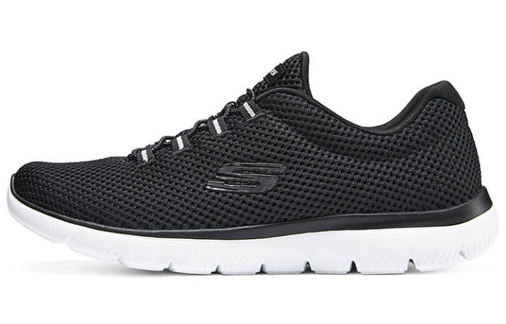 Skechers Skechers Cushioning Breathable Lightweight Cushioning Breathable Lightweight Low top Casual Shoes Women's Black White