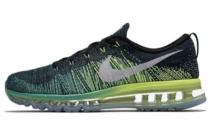 Nike Nike Flyknit Max Black Clear Jade Volt