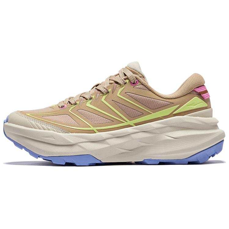 Erke Field Paths Low top Casual Shoes Women's Khaki Wheat Sprout Green