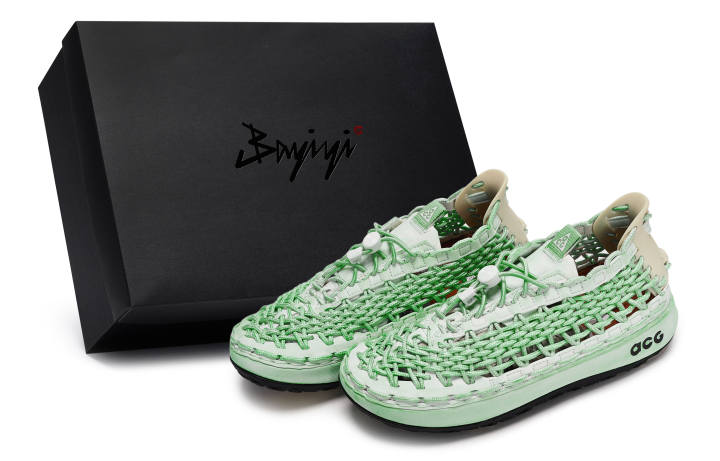 Nike Nike ACG Watercat+ 811 Manufacturing, Grass Shadow Fireflies, Special Shoe Box Low top Casual Shoes Unisex Green