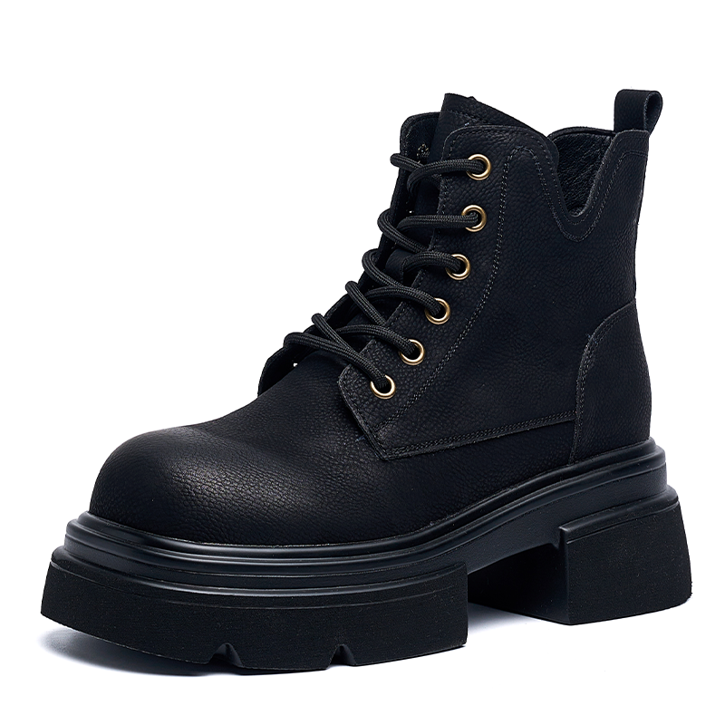 NRDROFFICIAL Short Combat Boots 6cm Women's