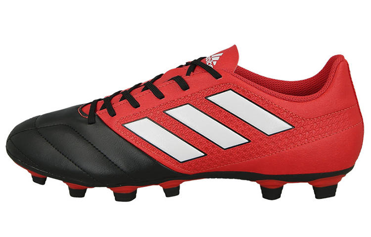 Adidas Adidas ACE 17.4 Abrasion Resistant Slip Resistant Soccer Shoes Men's Red Black