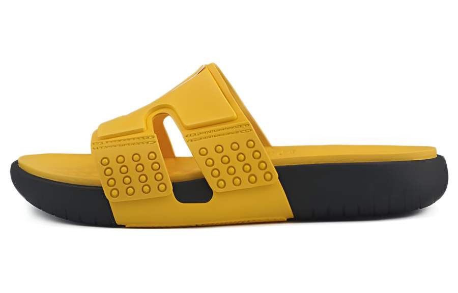Jordan Jordan Hydro 8 Rubber Sole Slip Resistant Slip Resistant Slide Slippers Men's Black Yellow