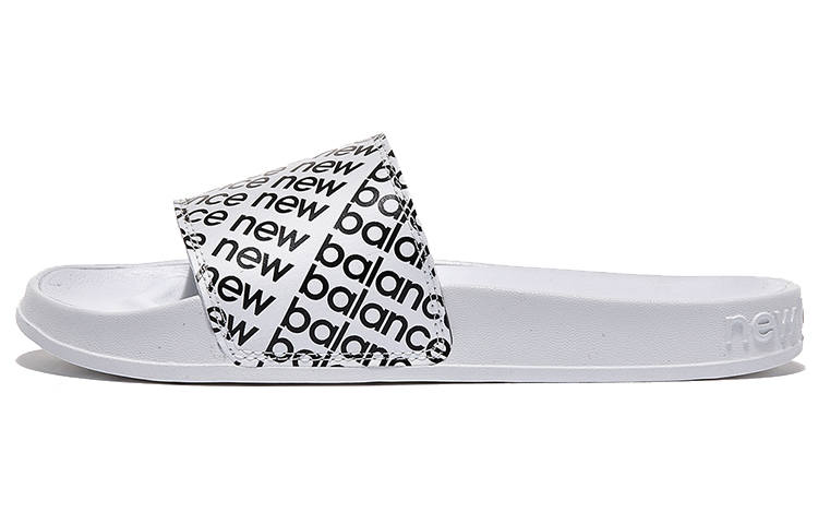 New Balance New Balance NB 200 Breathable Slip Resistant Slide Slippers Unisex White Korean Style