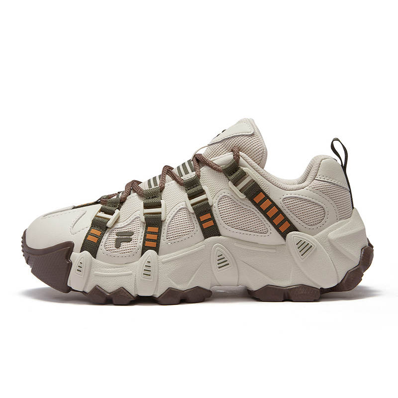 FILA FUSION EXOCET Mountains Shoes Abrasion Resistant Low top Casual Shoes Women's Almond Milk White