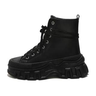 SLnU★3 SLNU 3 Crew Combat Boots Men's Black