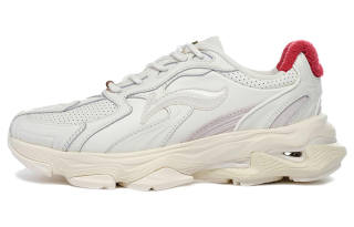 LI-NING 1990 LI NING 1990 Casual Shoes Women's Low Top Ecru/Pepper Red