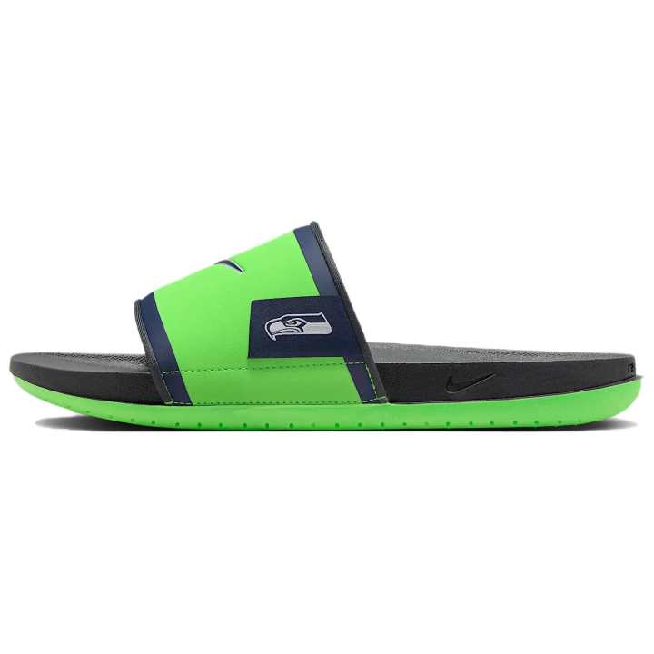 Nike Nike Offcourt Slip Resistant Abrasion Resistant Slide Slippers Unisex Black Green