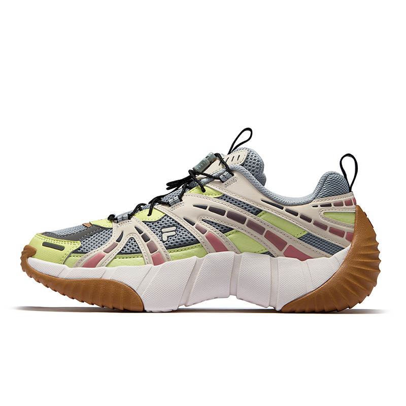 FILA FUSION BONE II Vertebra Shoes 2 Low top Casual Shoes Women's Mustard Green