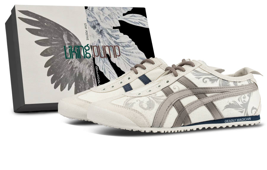 Onitsuka Tiger MEXICO 66 Breathable Lightweight Low top Casual Shoes Unisex Beige Brown