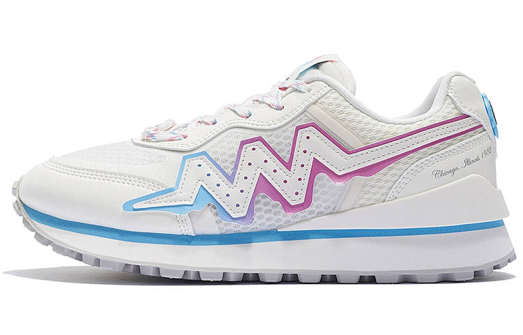 Li-Ning Li Ning 001 Trendy Low top Sports Casual Shoes Men's White Blue