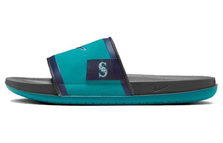 Nike Nike Offcourt Comfortable Slip Resistant Slip Resistant Slide Slippers Unisex Blue Black