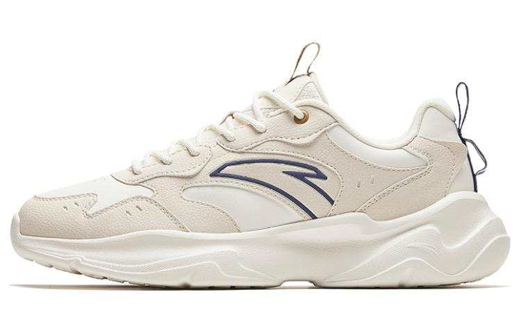 Anta Life Collection Versatile Cushioning Abrasion Resistant Lightweight Low top Casual Shoes Men's Gray White
