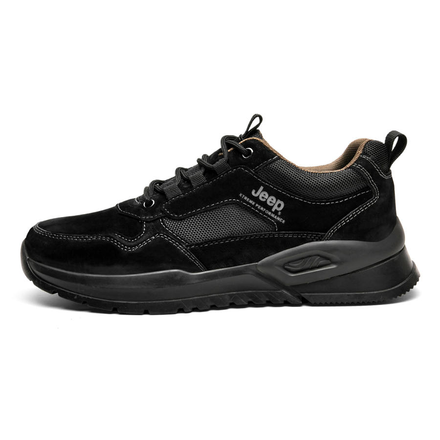 Jeep Breathable Low top Outdoor Shoes Men's Black