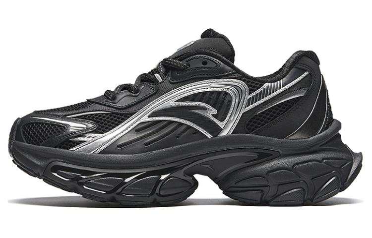Anta Life Collection Versatile Cushioning Slip Resistant Low top Casual Shoes Men's Black