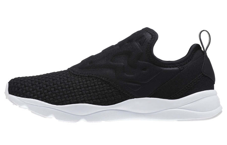 Reebok Furylite Slip On Woven 'Black' Women's