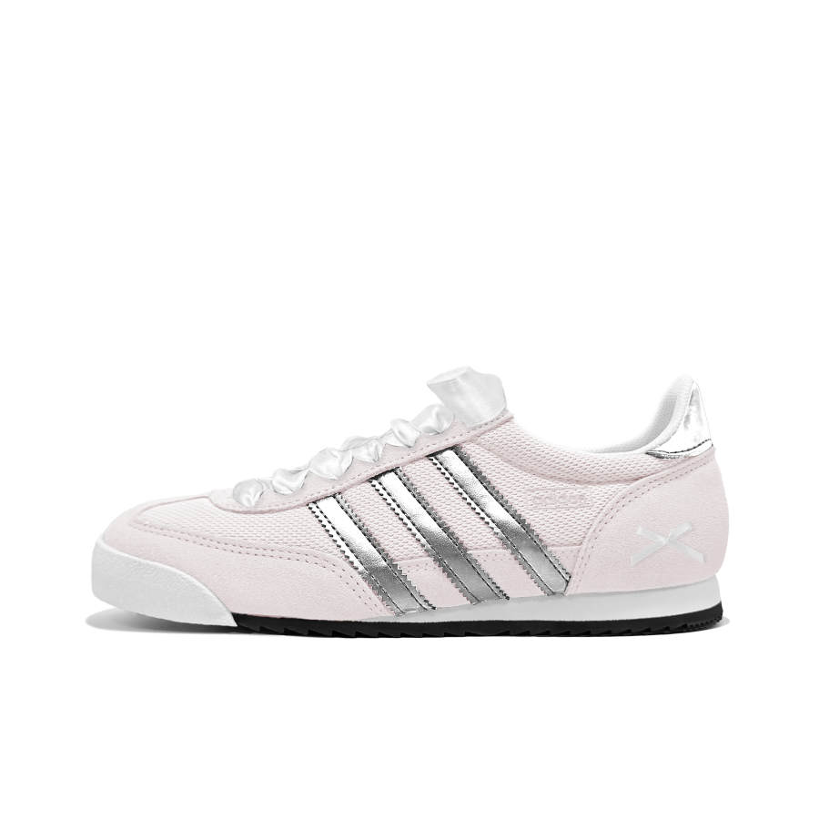 Adidas Originals R71 Pink Bowknot Abrasion Resistant Low top Casual Shoes Unisex Pink White