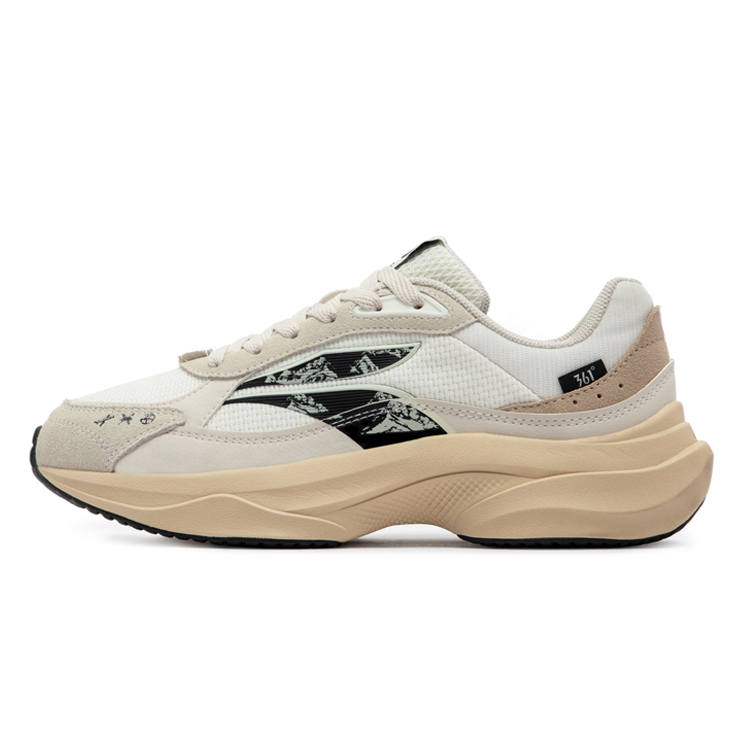 361° NUVOLE Slip Resistant Abrasion Resistant Slip Resistant Abrasion Resistant Low top Casual Shoes Men's White