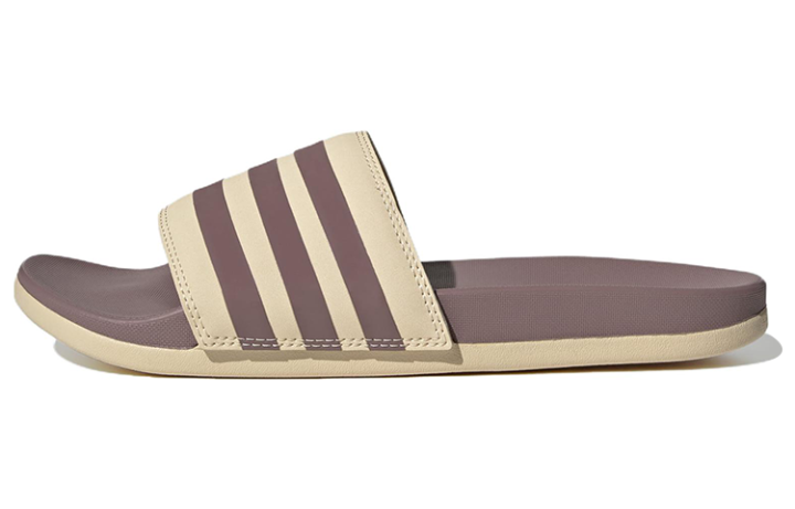 Adidas Adidas Adilette Comfort Slide 'Sand Strata Purple' Women's