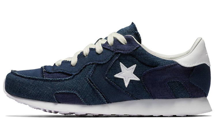 Converse Lace Up Cushioning Low top Athletic Shoes Unisex Blue