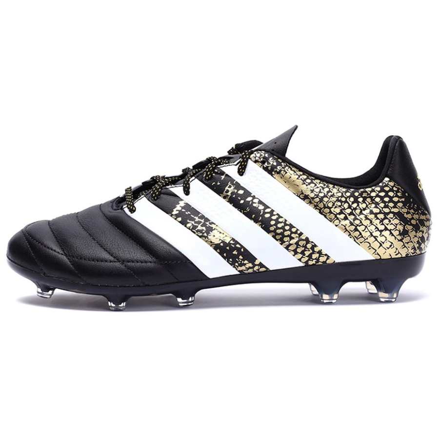 Adidas Adidas Slip Resistant Abrasion Resistant Soccer Shoes Men's Black Gold