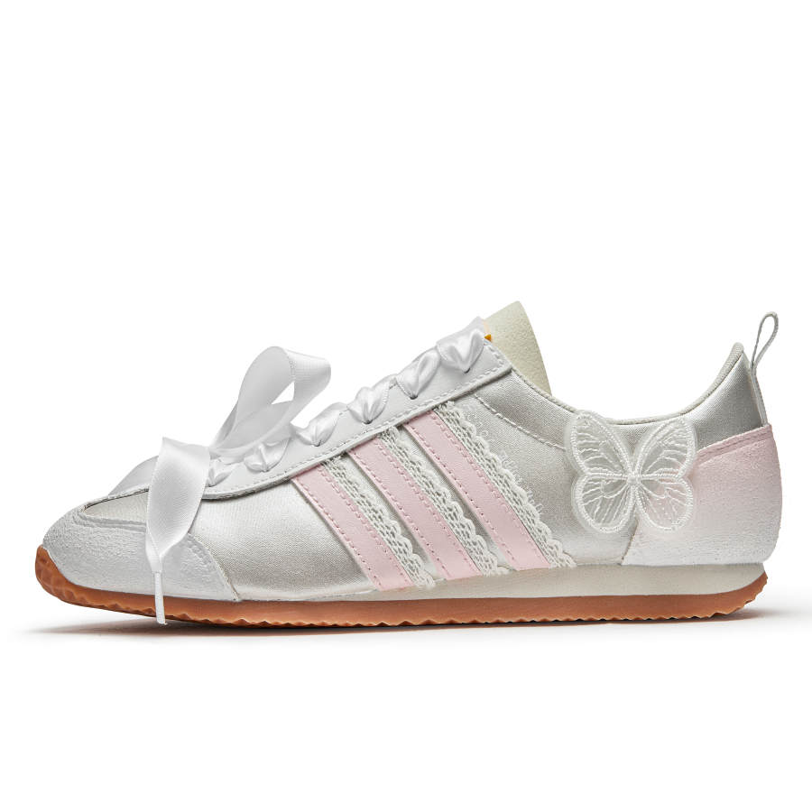 Adidas Adidas VS JOG 2.0 Cushioning Slip Resistant Cushioning Slip Resistant Low top Casual Shoes Unisex Silver Pink