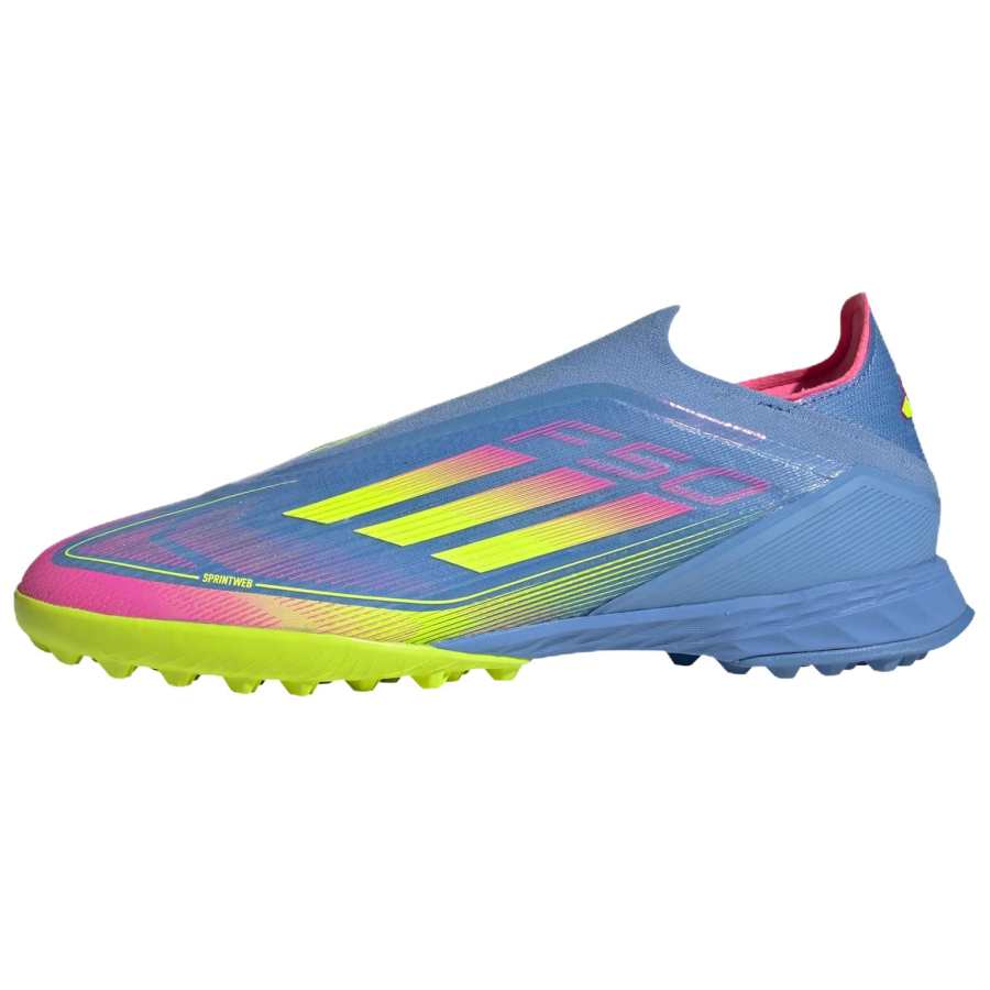 Adidas Adidas F50 League Artificial Turf Slip Resistant Abrasion Resistant Soccer Shoes Unisex Blue