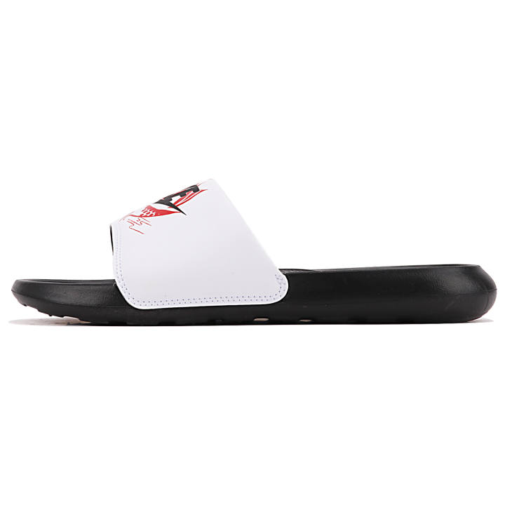 Nike Nike Victori One Slip Resistant Slide Slippers Unisex White Red