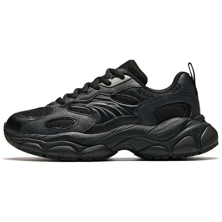 Anta Millennial Generation Slip Resistant Abrasion Resistant Low top Casual Shoes Women's Black