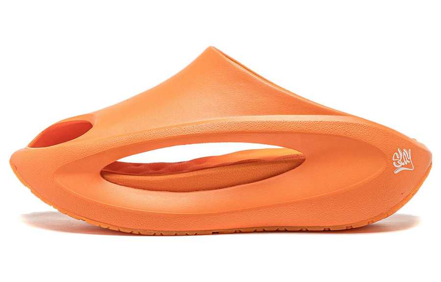 Li-Ning Li Ning Yun You Slay Slide Slippers Unisex Ice Orange