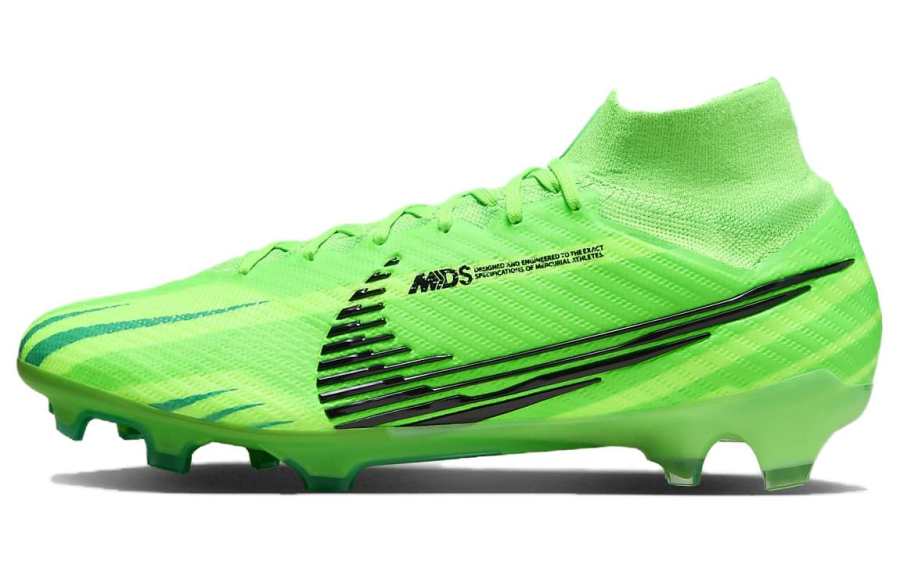 Nike Nike Mercurial Superfly 9 FG Firm Ground Natural Grass Abrasion Resistant Breathable Soccer Shoes Men's Green