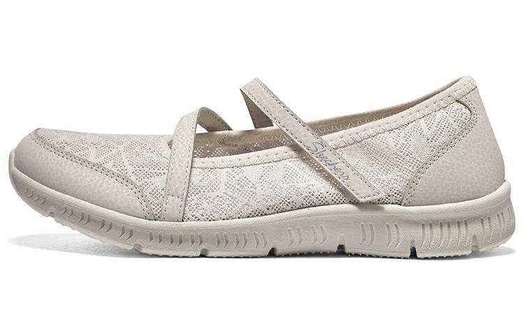 Skechers Be Cool Textile, Synthetic Leather Low top Casual Shoes Women's Natural
