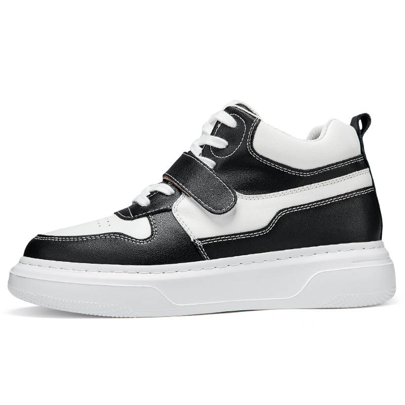 PAIBLOKS Cushioning Rebound Height Increasing Abrasion Resistant Slip Resistant High top Casual Shoes Unisex