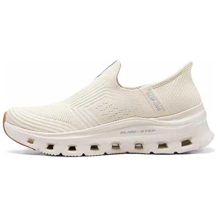 Skechers Sport Abrasion Resistant Low top Casual Shoes Women's Ecru