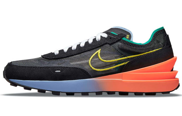 Nike Nike Waffle One Black Hyper Crimson