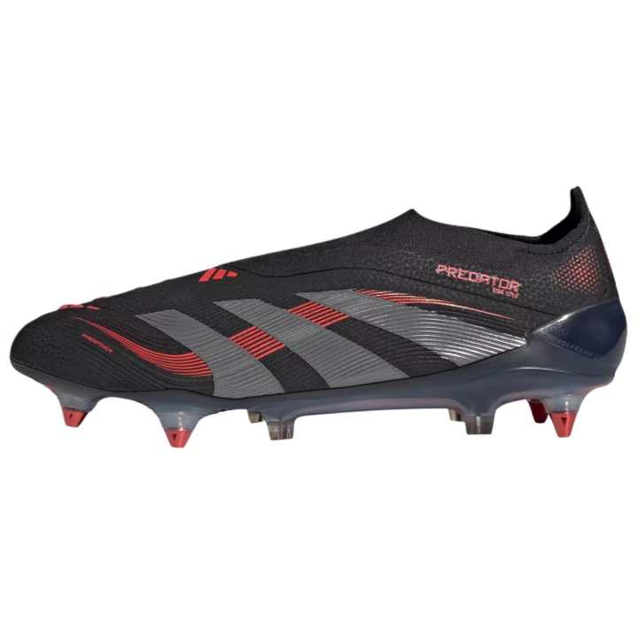 Adidas Adidas Predator Elite Laceless Sg Core Black Grey Four Lucid Red