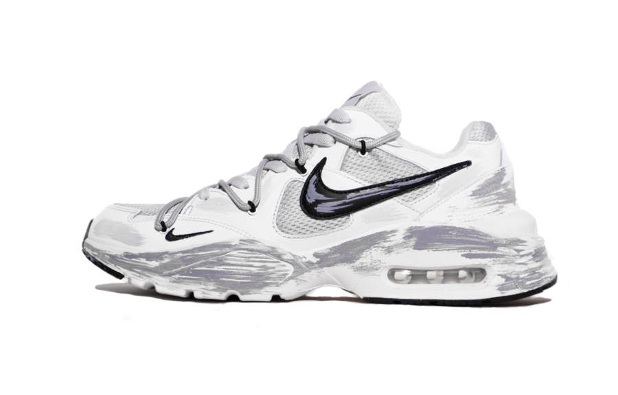 Nike Nike Air Max Fusion Anti-Slip Wear-Resistant Breathable Supportive Lightweight Low-Top Casual Shoes Men's Concrete Gray