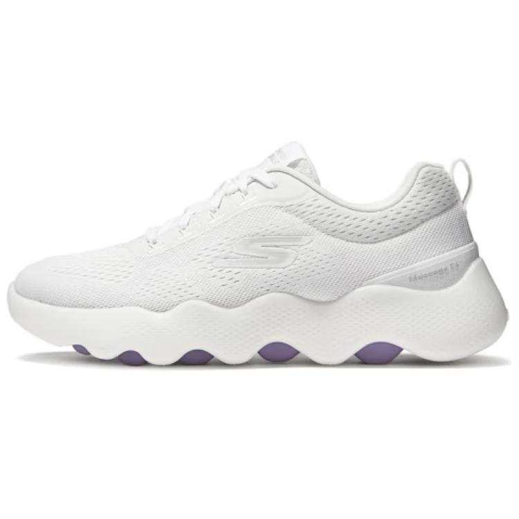 Skechers Go Walk Massage Fit Cushioning, Wear Resistant Low top Casual Shoes Women's White