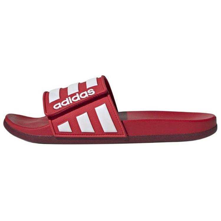Adidas Adidas Adilette Comfort Slip Resistant Abrasion Resistant Slide Slippers Unisex Red