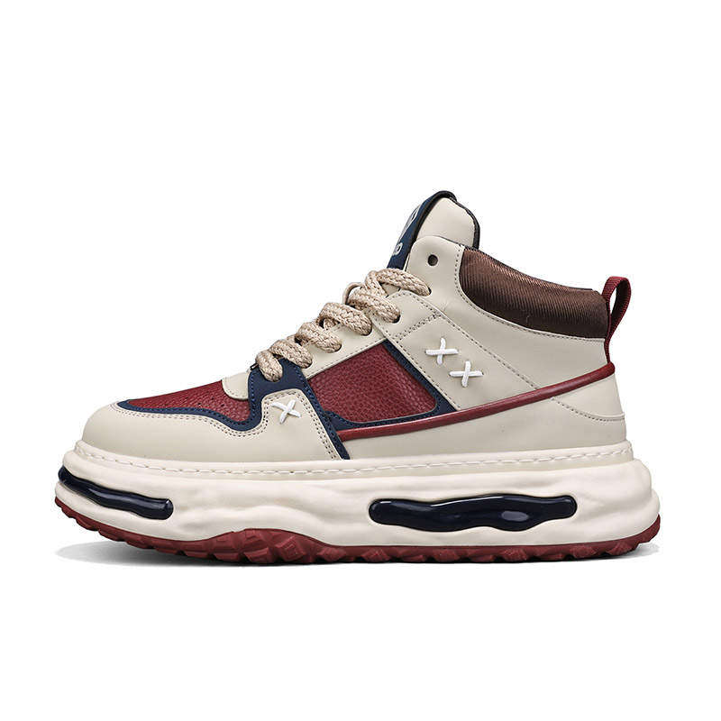 BAOZAOGONGYANG Slip Resistant Abrasion Resistant Cushioning High top Casual Shoes Men's